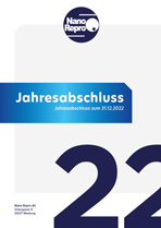 NanoRepro AG Jahresabschluss 2022