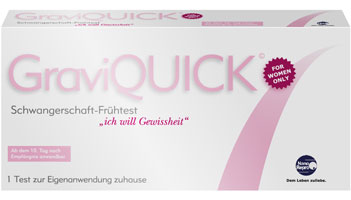 Produktbild NanoRepro Schwangerschaft Frühtest GraviQUICK